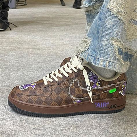 louis vuitton air force 1 grey